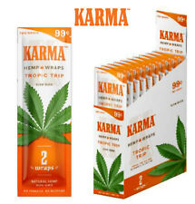 KARMA ZAGZ Natural Organic Wrap Tropic Trip Full Box 25 Pouches, 50 Wraps Total picture