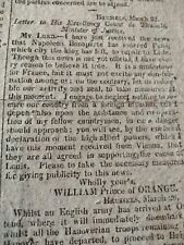 Newspapers-War of 1812- NAPOLEON ENTERS PARIS, KING FLEES, INDIAN HOSTILITY  picture