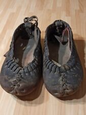 Antique Ukrainian Hutsul leather shoes. Early 20th century. Polonyna area. 3 picture