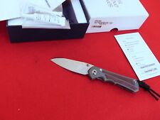 Chris Reeve Small Sebenza 21 Red Linen Micarta Insingo S45VN CR15LH001, #1032 picture