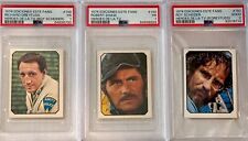 SET OF 3 PSA GRADED RARE 1976 CARDS - SCHEIDER SHAW DREYFUSS - FIRST JAWS CARDS picture