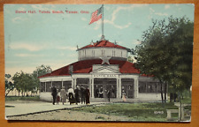 Dance Hall, Toledo Beach, Toledo OHIO postcard pmk 1913 picture