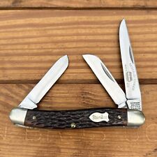 Vintage Schrade Walden NY USA Stainless 825 Stockman Pocket Knife Pre 1974 picture