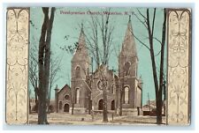1914 The Presbyterian Church View Waterloo New York NY Antique Postcard picture