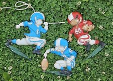 Vintage HOMCO Sexton 1976 Metal Football Wall Hanging Plaque picture