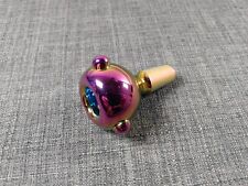 14mm Glass Bowl - Purple Metallic Rainbow -  Replacement part - Bong Water Pipe picture