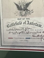 Battle Map Of Antietam September 17, 1862 Historical American Civil War picture