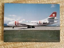 AERO JET Caravelle 10.B3 HB-ICJ  Airplane Postcard*P10 picture