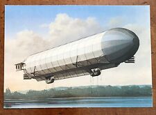 VINTAGE Postcard, ZEPPELIN 3, LUFTSCHIFF LZ 3, Rigid Airship, Aviation, Germany picture