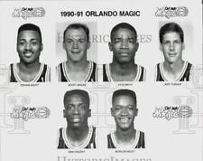 1990 Press Photo Orlando Magic Basketball Player Headshots - srs02446 picture