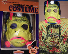 Frankenstein Ben Cooper Woolworth's vtg Mask & Costume no Collegeville Monster picture