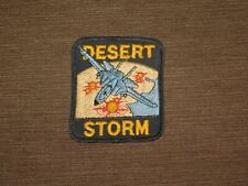 VINTAGE  US ARMY MILITARY PATCH DESERT STORM FIGHTER JET picture