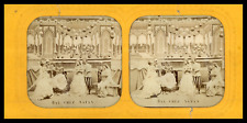 Diableries, Ball at Satan, circa 1870, stereo day/night (French Tissue) wine print picture