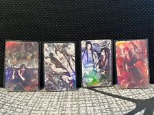 US Seller Unique 4 Pcs MDZS holographic cards Wangxian Modaozushi picture