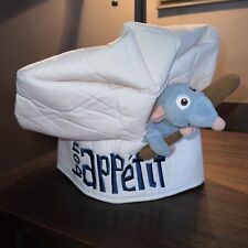 Authentic Disney Parks Pixar Ratatouille Bon Appetit Chef Hat Featuring Remy EUC picture