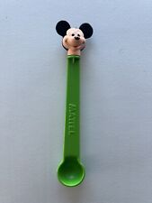 Vintage Disney Mattel Mickey Mouse Spoon Plastic Pre Owned picture