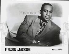 1990 Press Photo Singer Freddie Jackson - pip31320 picture