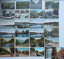 25 Antique Vintage Misc 1900s Pennsylvania Postcard Rivers Mountain Lakes Lot 37 picture