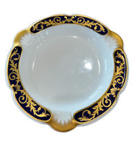 1960s Vintage Bone China Coffee Table Ashtray Trinket Ring Holder Gilded picture