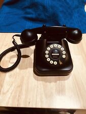 VINTAGE GRAND PHONE BLACK LANDLINE FLASH REDIAL PF PRODUCTS, Used picture