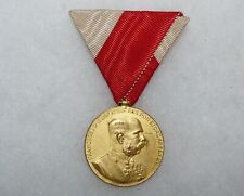 Original WW1 Austria-Hungary Jubilee Medal (Civilian Class - gilt) picture