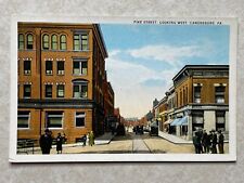 G1894 Postcard Pike Street Canonsburg St Scene PA Pennsylvania PA picture
