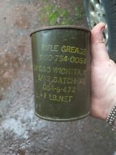 Vintage Military Grease Sw G&o Wichita KS  1 LB Can  picture