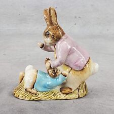Vintage Beswick England Beatrix Potter Mr. Benjamin Bunny & Peter Rabbit 1975 picture