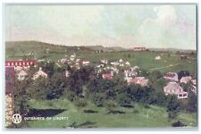 c1910 Scenic View Houses Outskirts Liberty New York NY Unposted Antique Postcard picture