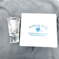 Rare H2F Arribas Bros Shot Glass Dragon Etched Barware With Box picture