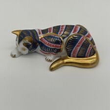 Franklin Mint Cat Collection 1986 Figurine Gold Trim picture