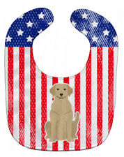 Patriotic USA Yellow Labrador Baby Bib BB3050BIB picture