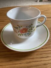 Set of 8 Corelle WILDFLOWER SORING MEADOW Cup & Saucer  Excellent Condition picture