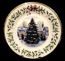 LENOX ANNUAL HOLIDAY COLLECTOR PLATE 2006 CHRISTMAS EVE ON MAIN STREET NIB picture