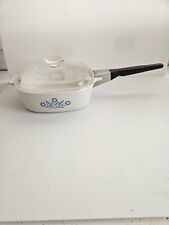 Vintage CORNING WARE BLUE CORNFLOWER 2 QUART A-2-B CASSEROLE WITH LID and HANDLE picture