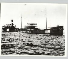 USA SHIP USS ILLINOIS The Great War WWI 1910s Press Photo Printed Later picture