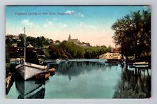 Vergennes VT-Vermont, Vergennes Landing On Otter Creek, Vintage c1911 Postcard picture