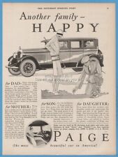 1927 Paige For Dad Mother Son Daughter Golf Most Beautiful Car in America Ad picture