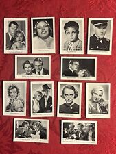 1933 RAMSES FILM PICTURES-STARS JASMATZI CIGARETTES-GERMAN 12 CARD P/SET-VG+EX picture