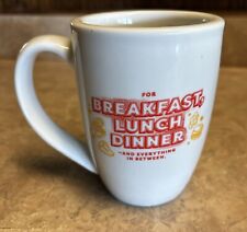 DENNY'S RESTAURANT COFFEE MUG 4 BREAKFAST LUNCH DINNER & EVERYTHING IN BETWEEN picture