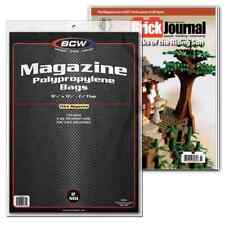 1 Pack (100) BCW Thick Magazine Storage Poly Bags Acid Free 8 7/8