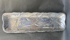 VTG ARTHUR COURT ALUMINUM FISH TRAY Wonders of the Water COLLECTION 1985 picture