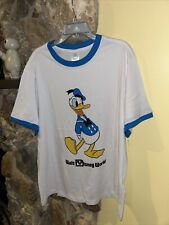 Authentic 2024 Disney Parks Donald Duck 90th Anniversary White T- Shirt XL picture