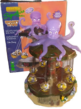 Lemax Signature Spooky Town Octo-Swing Lights & Sound Carnival Ride 14379 RETIRE picture