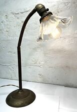 Antique Desk Lamp Industrial Drafting Table Task Light OC Faries Era VTG 20” 🔥 picture
