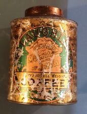 Antique Gold McLaughlin's Chicago - 1 # Coffee Tin picture