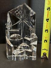Star Over Bethlehem Israel Crystal Paperweight Figurine -Gallery Originals 1984 picture