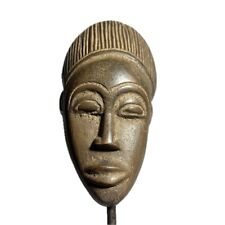 African Beautiful Vintage Baoulé harvest mask African Art Home Decor-993 picture