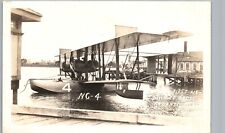 1ST TRANSATLANIC FLIGHT 1919 airplane seaplane aviation rppc curtiss nc-4 nc4 picture