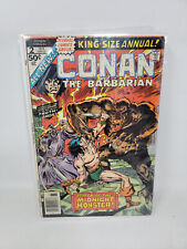 CONAN THE BARBARIAN ANNUAL #2 KING-SIZE RICK BUCKLER SR COVER ART *1976* 4.0* picture